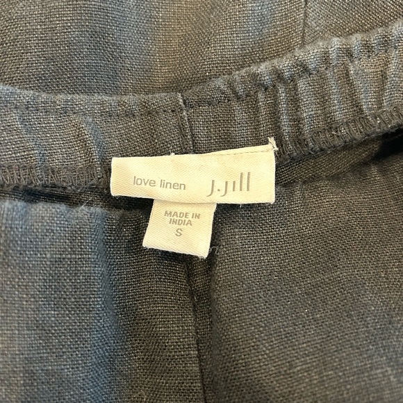 Pure Jill Linen Wide-Leg Crops - Picture 3 of 5